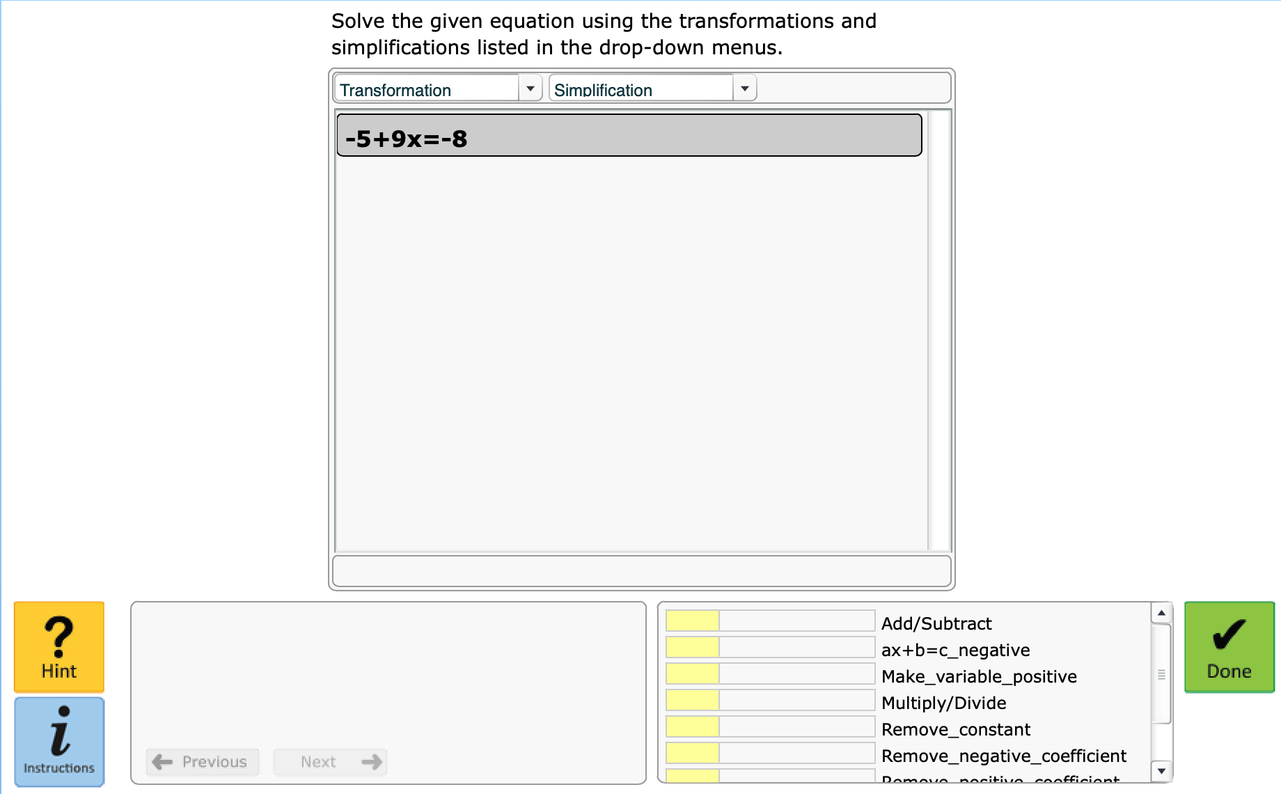 7.37 Multi-Step Equations II 7.37 Multi-Step Equations II