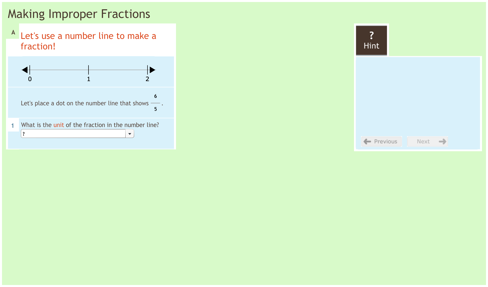 Fractions 2.5 Making improper fractions